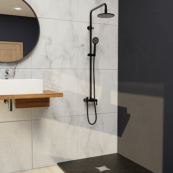 Душевая система RGW Shower Panels 51140131-04 SP-31B чёрный