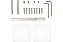 Дверная ручка нажимная Code Deco Slim H-30121-A-WM Белый матовый