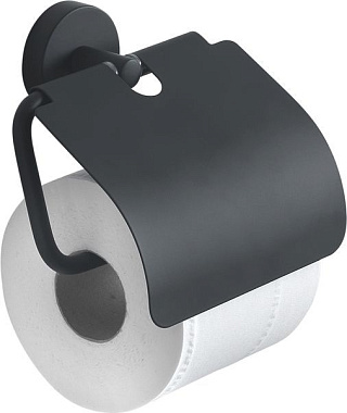Держатель туалетной бумаги Gedy Eros 2325(14) чёрный матовый