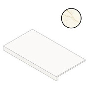 Плитка для ступеней Atlas Concord Италия Marvel Shine A44L Calacatta Imperiale Scalino Lappato 33х60см 0,198кв.м. лаппатированная