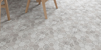 Напольная плитка ALMA CERAMICA Levita TFU03LVT007 серый 41,8х41,8см 1,922кв.м. матовая