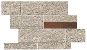 Керамическая мозаика Atlas Concord Италия Norde A598 Platino Brick Corten 39х27,8см 0,65кв.м.