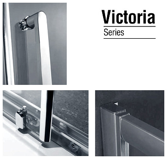 Душевая дверь Gemy Victoria S30191H 190х100см стекло прозрачное