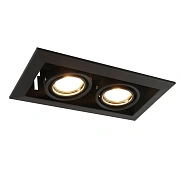 Светильник точечный встраиваемый Arte Lamp CARDANI PICCOLO A5941PL-2BK 50Вт GU10