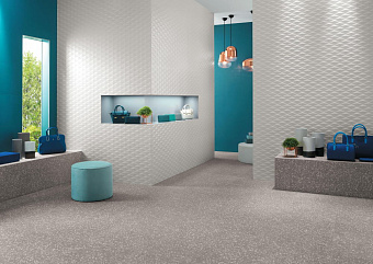 Настенная плитка Atlas Concord Италия 3D Wall 8DAW Stars White Matt 40х80см 1,28кв.м. матовая