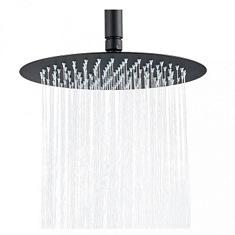 Верхний душ BERGES VENTAS R BLACK 74004 чёрный матовый