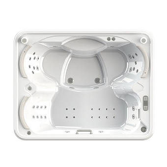 Мини бассейн СПА RADOMIR DeLuxe 1-30-0-0-5-053П 2140х1680х60см 0,7куб.м