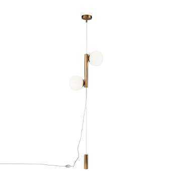 Торшер Maytoni Erich MOD221FL-01G 40Вт E14 2 плафонов