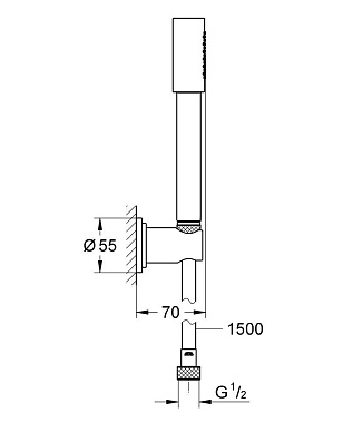 Душевой комплект GROHE Sena 28348000 хром