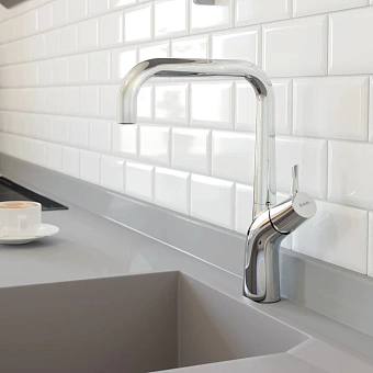 Смеситель для кухни IDDIS Kitchen Line K07SB0Li05 поворотный излив хром