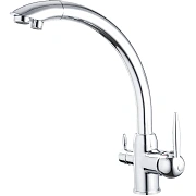 Смеситель для кухни Maxonor MN4399 поворотный излив хром