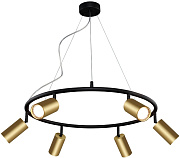 Светильник подвесной CRYSTAL LUX CLT 015 CLT 015C6 D600 BL-GO 300Вт GU10