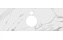 Столешница KERAMA MARAZZI Plaza Classic PL1.SG507100R\100 Керамогранит 48х100см белый мрамор