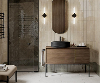 Полотенцедержатель KERAMA MARAZZI Atollo ATrl.30.M чёрный матовый 30см