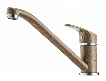 Смеситель для кухни Акватон Аркос 1AX001FCXX270 поворотный излив коричневый