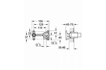 Внутренняя часть смесителя GROHE 33769000