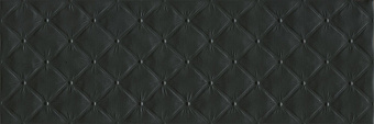 Настенная плитка KERAMA MARAZZI Синтра 14050R структура чёрный матовый обрезной 40х120см 1,44кв.м. матовая