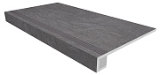 Плитка для ступеней ESTIMA Spectrum Set/Steptrade/SR06_NS/33x120/Riser/SR06_NS/14,5x12 Graphite 120х33смкв.м. неполированная