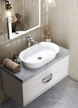 Раковина накладная KERAMA MARAZZI CANALETTO CN.wb.65 65х40,5см