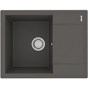 Мойка кухонная LEMARK IMANDRA 640 9910023 50х64см серый шелк