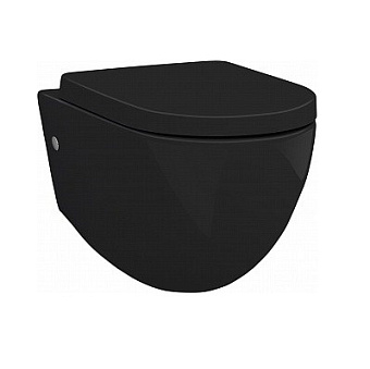 Сиденье для унитаза ArtCeram FLA002 03 nero с микролифтом