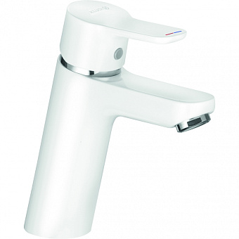 Смеситель для раковины KLUDI Pure Easy 372929165 белый/хром