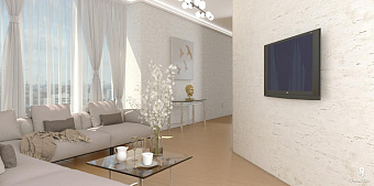 Декоративное покрытие VINCENT DECOR Travertino Romano Разнообразные эффекты натурального камня 7кг