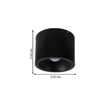 Светильник точечный накладной Favourite Reflector 1996-1C 24Вт LED
