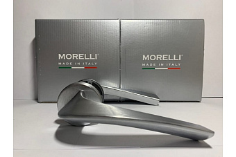Дверная ручка нажимная MORELLI LUXURY COMETA-CSA матовый хром