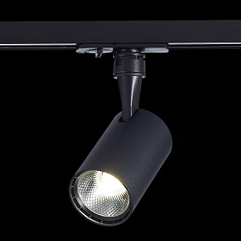 Трековый светильник ST Luce CAMI ST351.446.10.36 10Вт LED матовый чёрный для однофазного трека