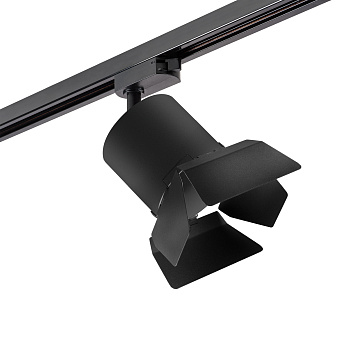 Трековый светильник Lightstar Rullo R1T3487487 15Вт GX53 чёрный для однофазного трека