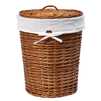 Корзина для белья WASSERKRAFT LEINE WB-350-L плетёная 52л