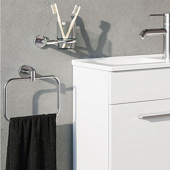 Полотенцедержатель VITRA Minimax S A44783 хром 20см