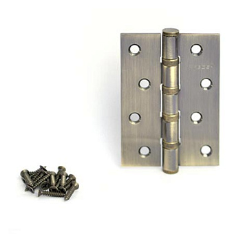 Петля карточная APECS В4 AB 100х70мм бронза