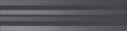 Настенная плитка WOW Stripes 108926 Graphite Matt 7,5х30см 0,289кв.м. матовая
