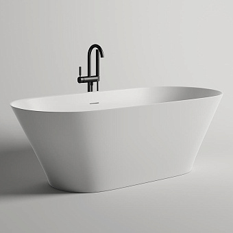 Ванна каменная SALINI MONA 102921M S-Stone матовая 180х80см отдельностоящая