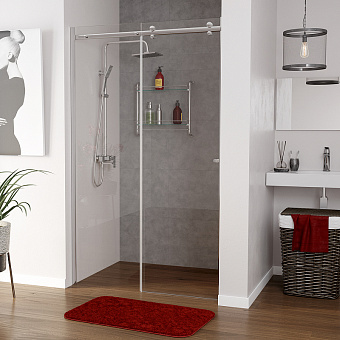 Душевая дверь WASSERKRAFT Vils 56R05 200х120см стекло прозрачное