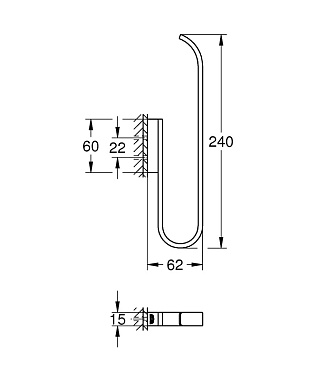 Держатель запасных рулонов GROHE Selection 41067GN0 золото