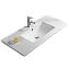 Раковина столешница MELANA 9090E-805 91х47см