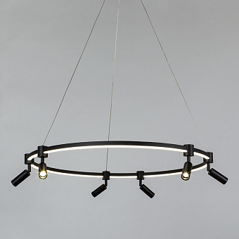 Люстра подвесная Arte Lamp RING A2186SP-1BK 75Вт 1 лампочек LED