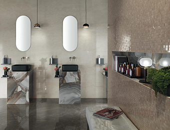 Керамическая мозаика Atlas Concord Италия Marvel Edge 9EQG Gris Clair Mosaic Q 30,5х30,5см 0,558кв.м.