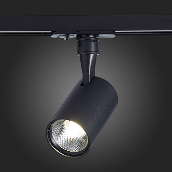 Трековый светильник ST Luce CAMI ST351.436.10.24 10Вт LED матовый чёрный для однофазного трека