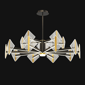 Люстра потолочная ImperiumLOFT Keen 219457-23 140Вт 15 лампочек LED
