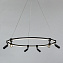 Люстра подвесная Arte Lamp RING A2186SP-1BK 75Вт 1 лампочек LED
