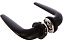 Дверная ручка нажимная ARMADILLO TWIN URS BL-26 39257 чёрный