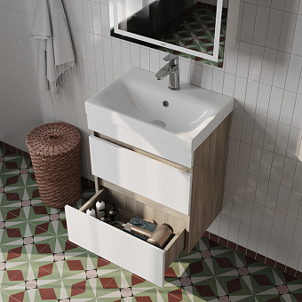 Тумба с раковиной IDDIS Zodiac ZOD5AB0i95K 34х49,4х64см