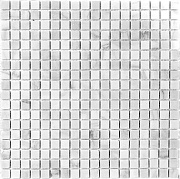 Мозаика Mir Mosaic i-Tile 4M088-15T белый мрамор 29,8х29,8см 0,44кв.м.