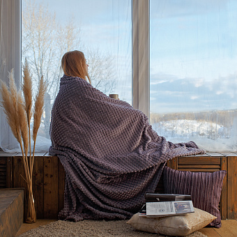 Плед La Prima Soft 160х200см Графит