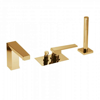 Смеситель для ванны Bongio Stelth 01531OR0D золотой