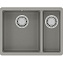 Мойка кухонная LEMARK SINARA 550.2-U 9910081 42х55см грей